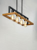 Black Forest Four Light Chandelier (10307BKASB)
