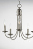 Logan Five Light Chandelier (10345SN)