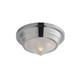 Maxim - 10390PRPN - One Light Flush Mount - Hargreaves - Polished Nickel
