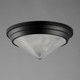 Hargreaves Three Light Flush Mount (10399PRBK)