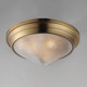 Hargreaves Three Light Flush Mount (10399PRNAB)