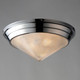 Hargreaves Three Light Flush Mount (10399PRPN)