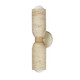 Maxim - 10622TVOY - Two Light Wall Sconce - Pompeii - Travertine / Oyster