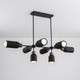 Pompeii Eight Light Pendant (10628LVBK)