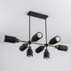 Pompeii Eight Light Pendant (10628LVBK)
