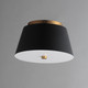 Miles LED Flush Mount (10710WTBKNAB)