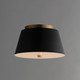 Miles LED Flush Mount (10710WTBKNAB)