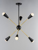 Lovell LED Pendant (11266BKSBR/BUL)
