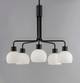 Coraline Five Light Chandelier (11277SWBK)