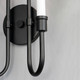 Tux Two Light Wall Sconce (11282BK)