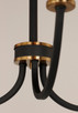 Charlton Three Light Chandelier (11373BKAB)