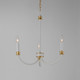Charlton Three Light Chandelier (11373WWTGL)