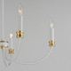 Charlton Five Light Chandelier (11375WWTGL)