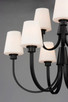 Shelter Nine Light Chandelier (11826SWBK)