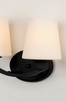 Shelter Two Light Bath Vanity (11832SWBK)