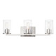 Maxim - 11843CDSN - Three Light Bath Vanity - Sleek - Satin Nickel
