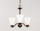 Vital Three Light Chandelier (12073FTOI)
