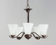 Vital Five Light Chandelier (12075FTOI)