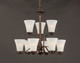 Vital Nine Light Chandelier (12076FTOI)