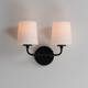 Bristol Two Light Wall Sconce (12092SWBK)