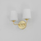 Bristol Two Light Wall Sconce (12092SWSBR)