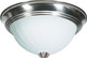 Nuvo Lighting - SF76-243 - Two Light Flush Mount - Brushed Nickel
