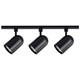 Track Lighting Kits Black Three Light Track Kit (TK323)