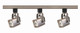 Nuvo Lighting - TK347 - Three Light Track Kit - Track Lighting Kits Brushed Nickel - Brushed Nickel