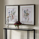 Delicate Flowers Framed Prints, S/2 (32341)