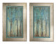 Uttermost - 41410 - Wall Art - Whispering Wind - Silver Leaf w/Heavy Champagne
