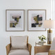 Color Block Framed Prints, Set/2 (41453)