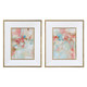 Uttermost - 41557 - Wall Art - A Touch Of Blush And Rosewood Fences - Gold Leaf