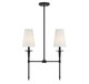 Savoy House - L1-5607-2-89 - Two Light Linear Chandelier - Trundle - Matte Black