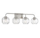 Baldwin Four Light Bathroom Vanity (L8-4399-4-SN)