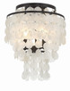 Crystorama - BRI-3003-DB - Three Light Flush Mount - Brielle - Dark Bronze