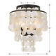 Brielle Three Light Flush Mount (BRI-3003-DB)