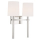 Bromley Two Light Wall Sconce (BRO-452-PN)
