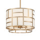 Crystorama - DAN-404-VG - Four Light Chandelier - Danielson - Vibrant Gold