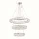Crystorama - ED3563201CH - LED Chandelier - Kinsley - Polished Chrome