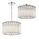 Crystorama - ELL-B3004-PN - Four Light Pendant - Elliot - Polished Nickel