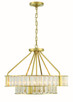 Crystorama - FAR-6006-AG - Six Light Chandelier - Farris - Aged Brass