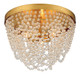 Fiona Three Light Flush Mount (FIO-A9103-GA-CL)
