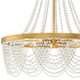 Fiona Four Light Chandelier (FIO-A9104-GA-WH)