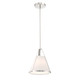 Crystorama - FUL-900-PN - One Light Pendant - Fulton - Polished Nickel