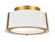 Crystorama - FUL-903-GA - Two Light Semi Flush Mount - Fulton - Antique Gold