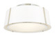 Crystorama - FUL-905-PN - Three Light Semi Flush Mount - Fulton - Polished Nickel