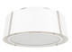 Fulton Three Light Semi Flush Mount (FUL-905-PN)