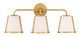 Crystorama - FUL-913-GA - Three Light Bath - Fulton - Antique Gold