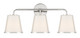 Crystorama - FUL-913-PN - Three Light Bath - Fulton - Polished Nickel