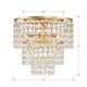 Gabrielle Three Light Flush Mount (GAB-B7303-GA)